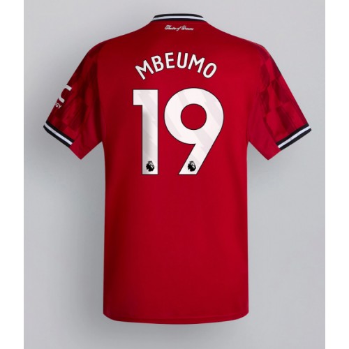 Stroje piłkarskie Manchester United Bryan Mbeumo #19 Koszulka Podstawowej 2025-26 Krótki Rękaw